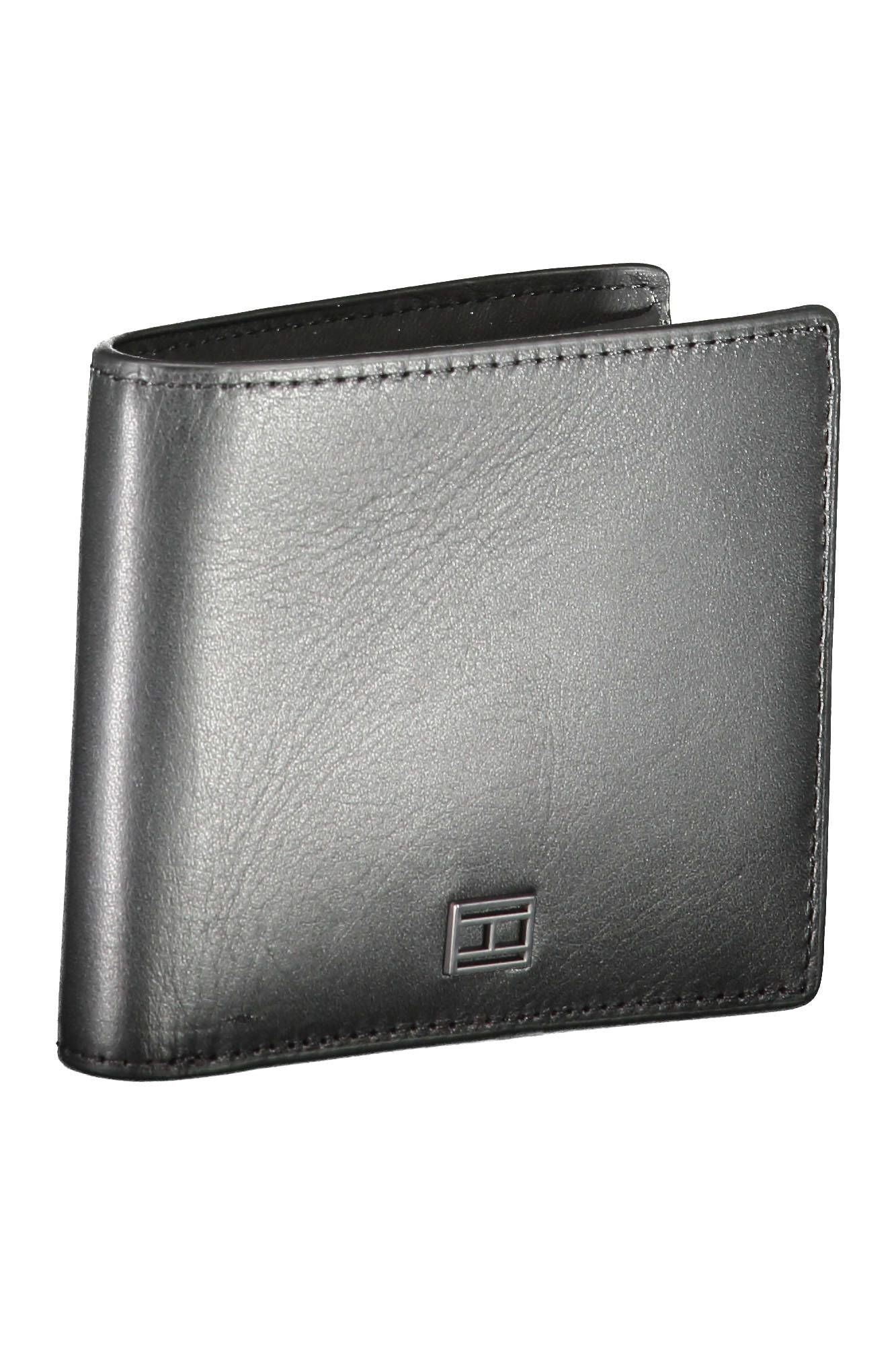 Elegant Black Leather Men's Wallet