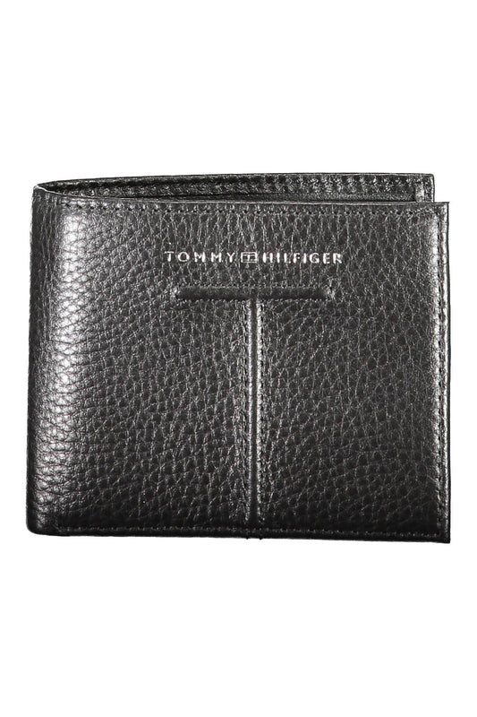 Elegant Black Leather Bifold Wallet