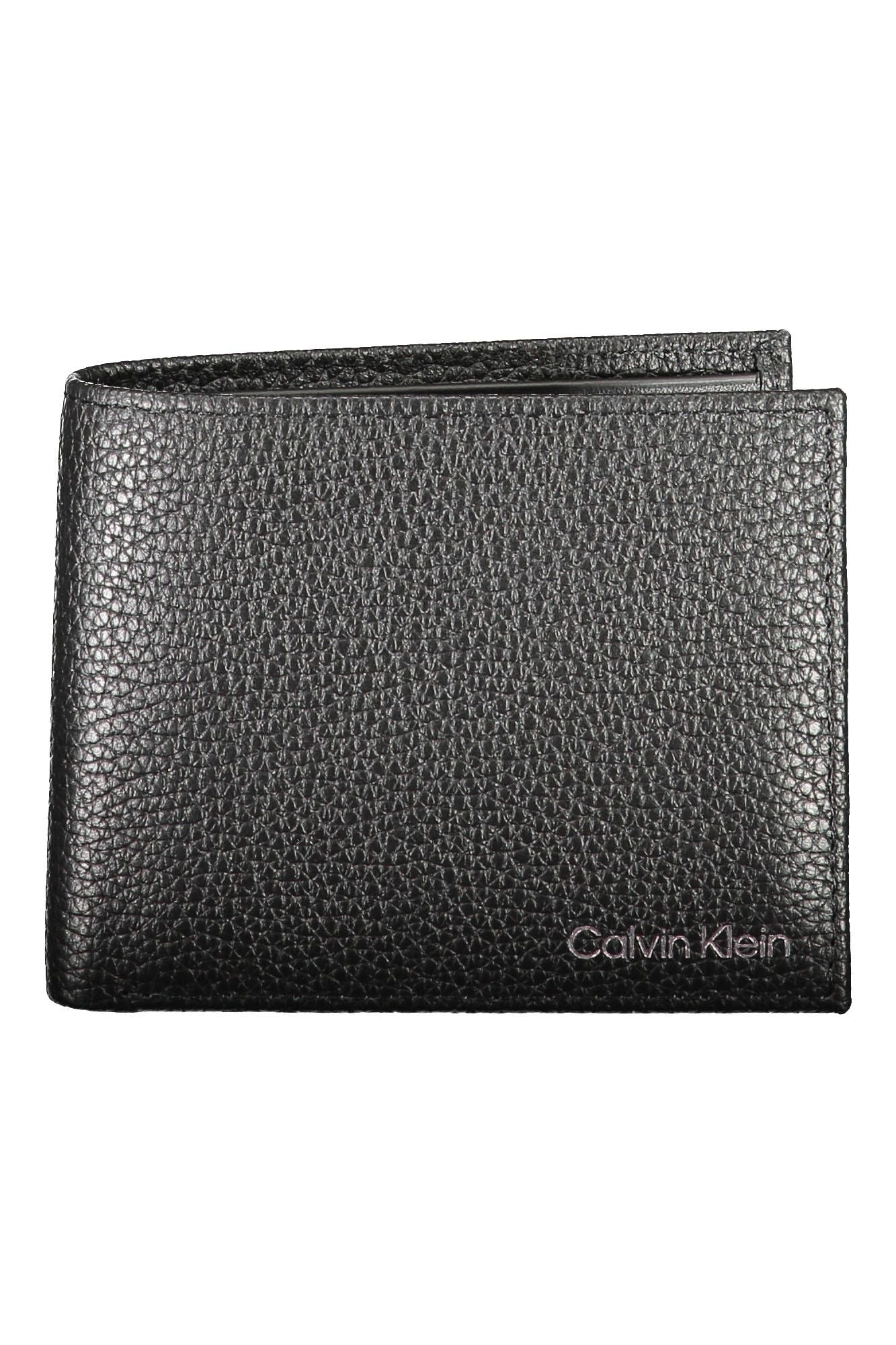 Sleek Black Leather RFID Wallet