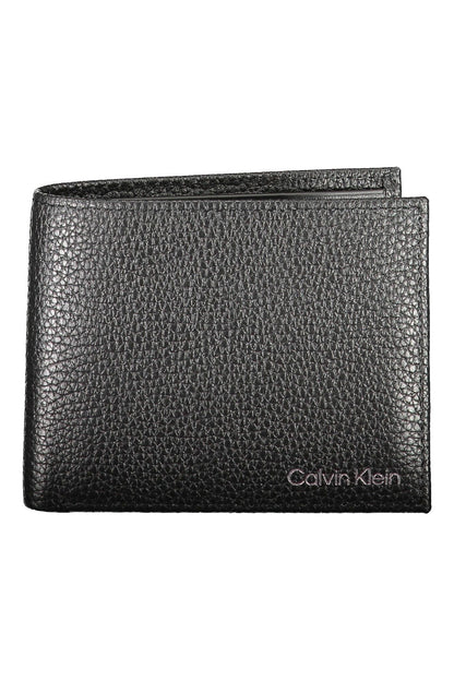 Sleek Black Leather RFID Wallet