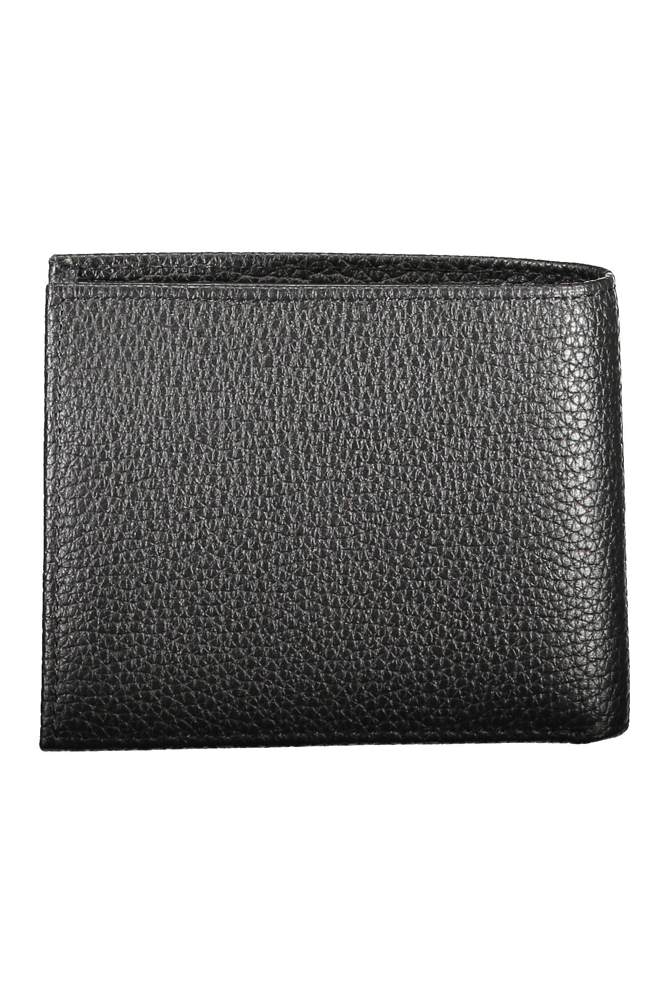 Sleek Black Leather RFID Wallet