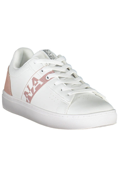 White Leather Women Sneaker