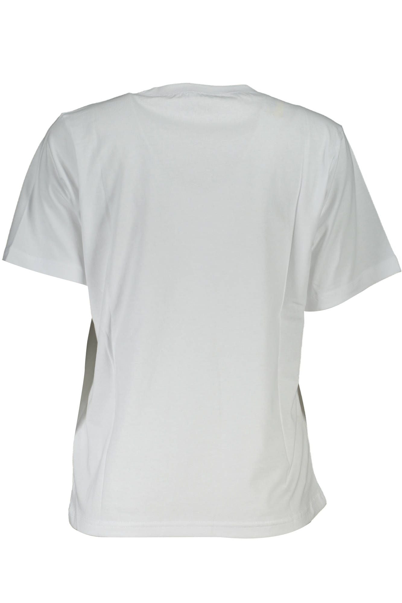 Eco-Conscious White Tee with Signature Print