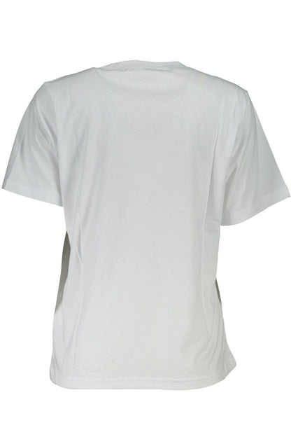 Eco-Conscious White Tee with Signature Print