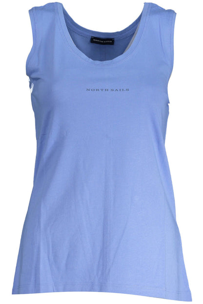 Light Blue Viscose Women Top