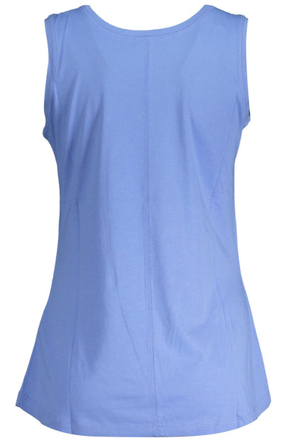 Light Blue Viscose Women Top