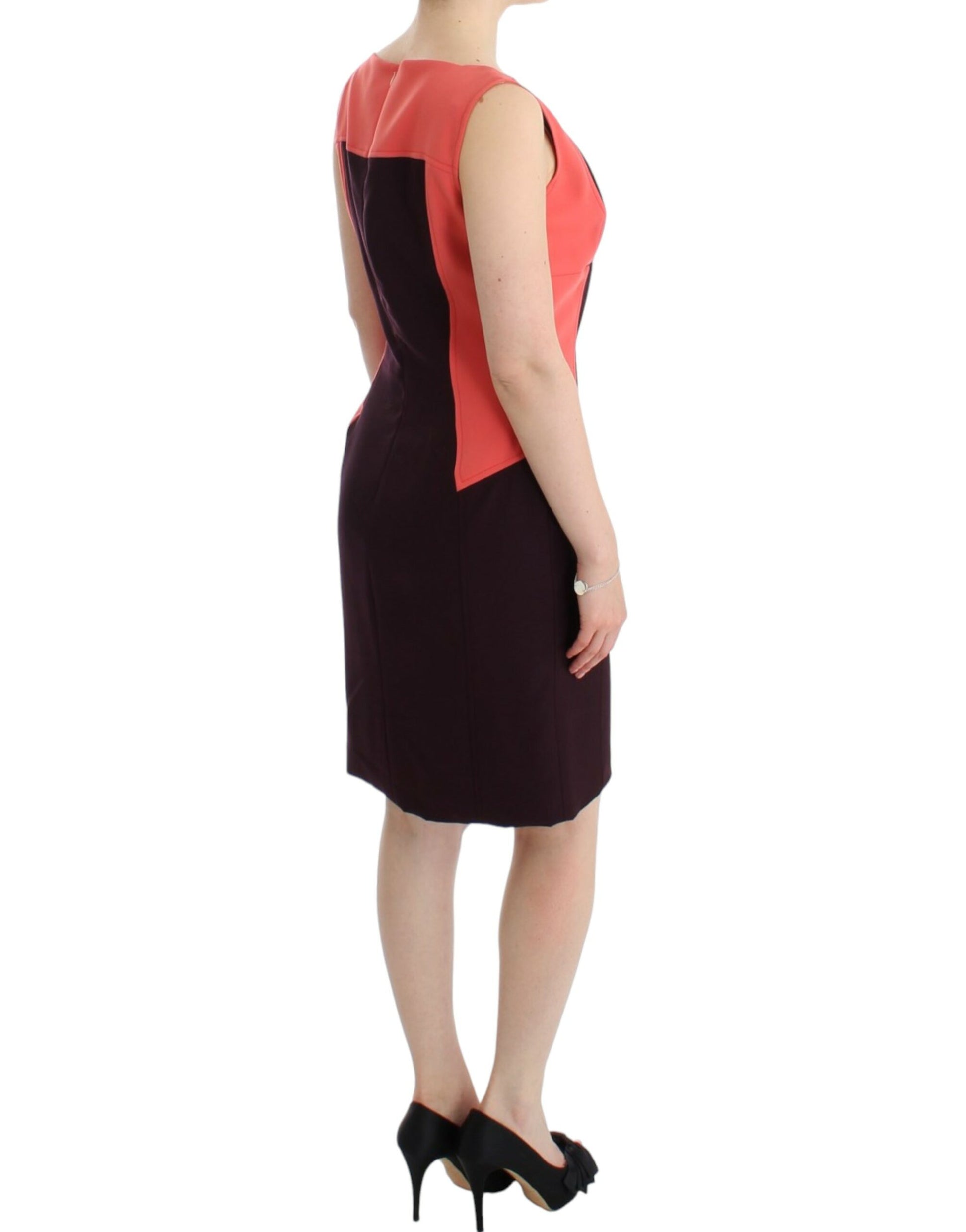 Multicolor Pencil Dress with Artistic Flair