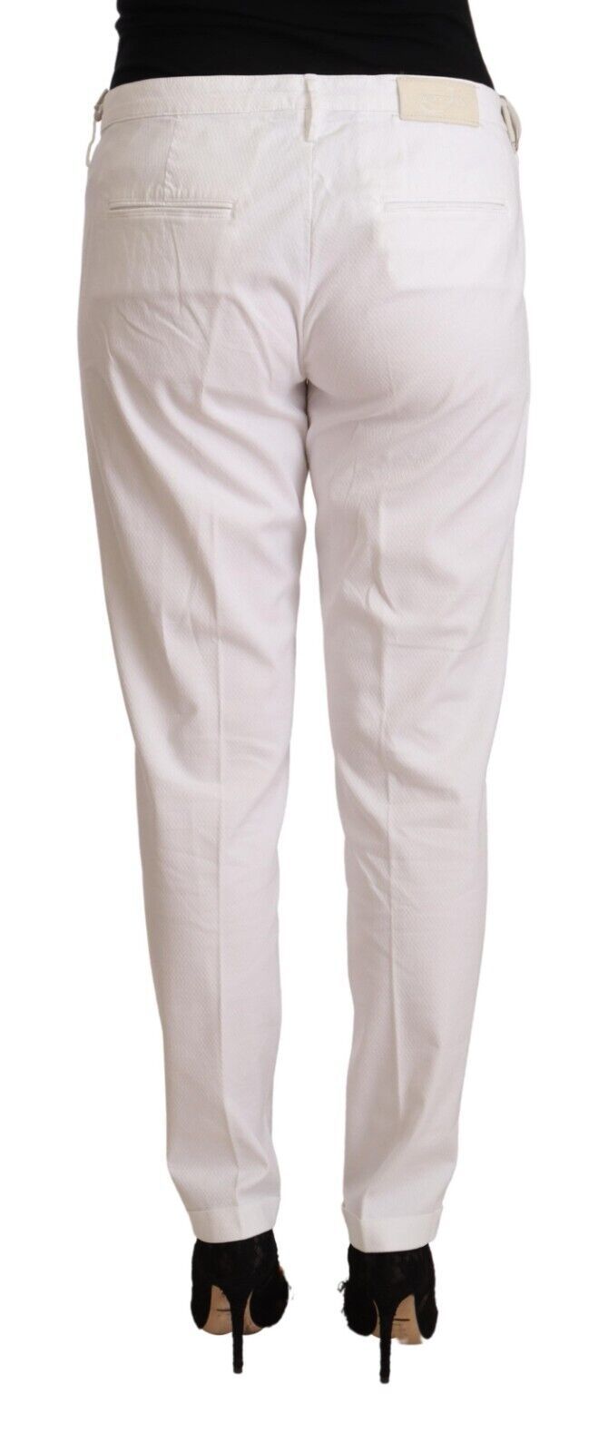 Elegant Mid Waist Tapered Trousers