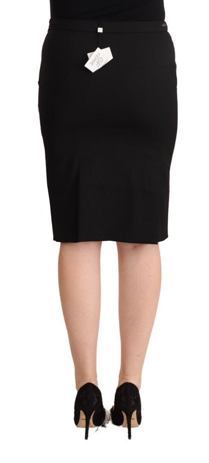 Chic Pencil Cut Knee-Length Skirt