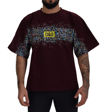 Bordeaux Crewneck Cotton Tee