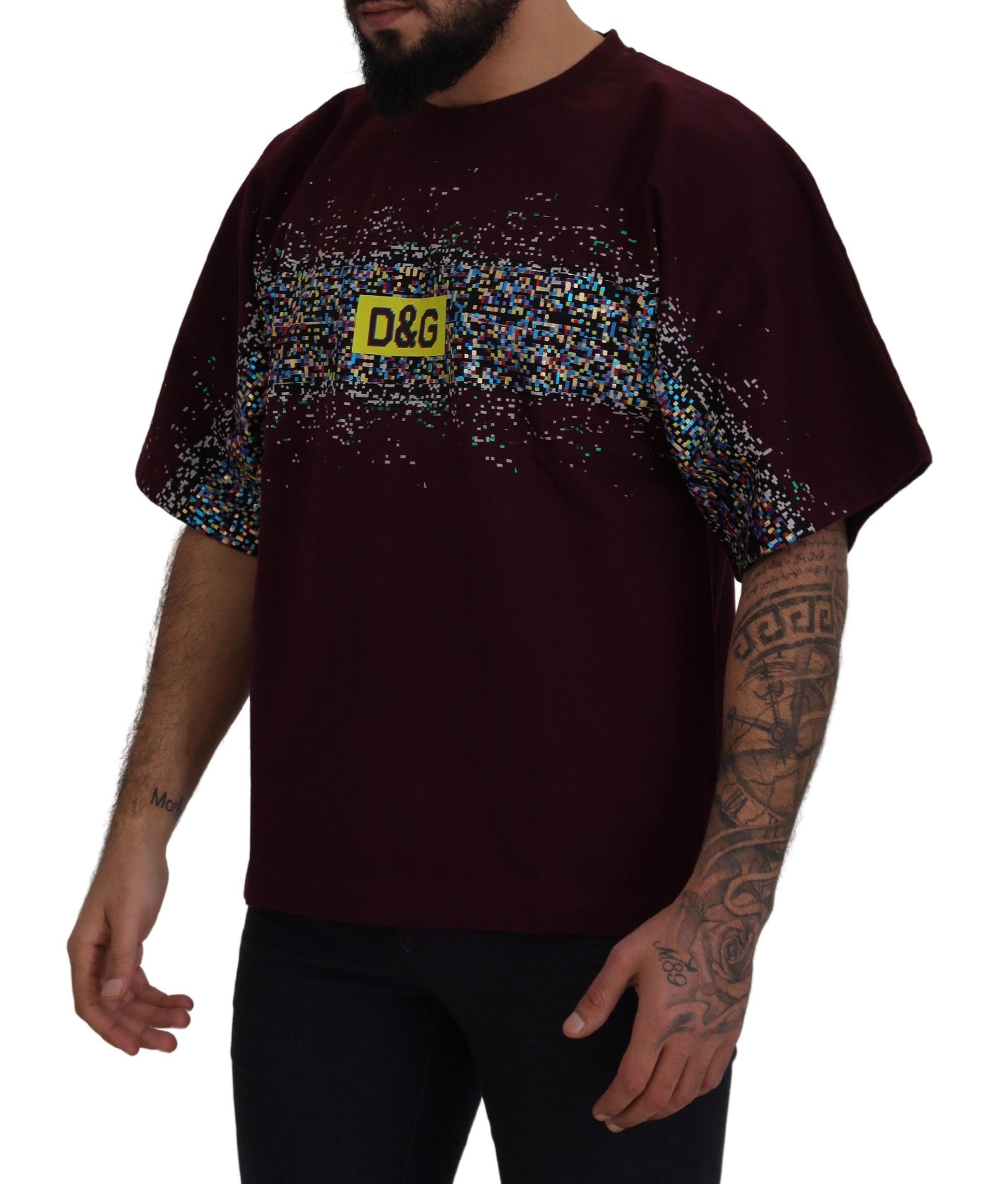 Bordeaux Crewneck Cotton Tee