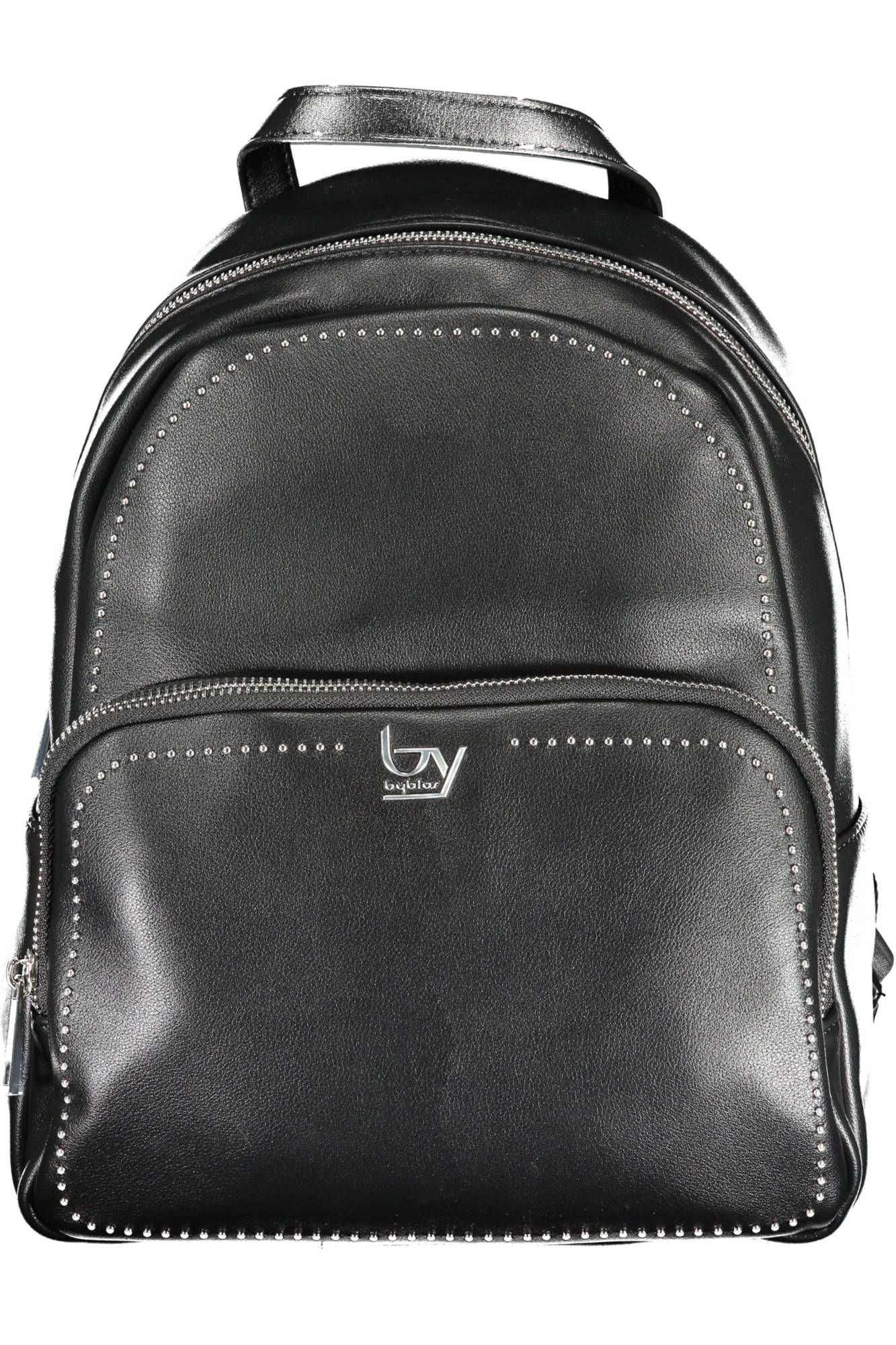 Black Polyethylene Women Backpack