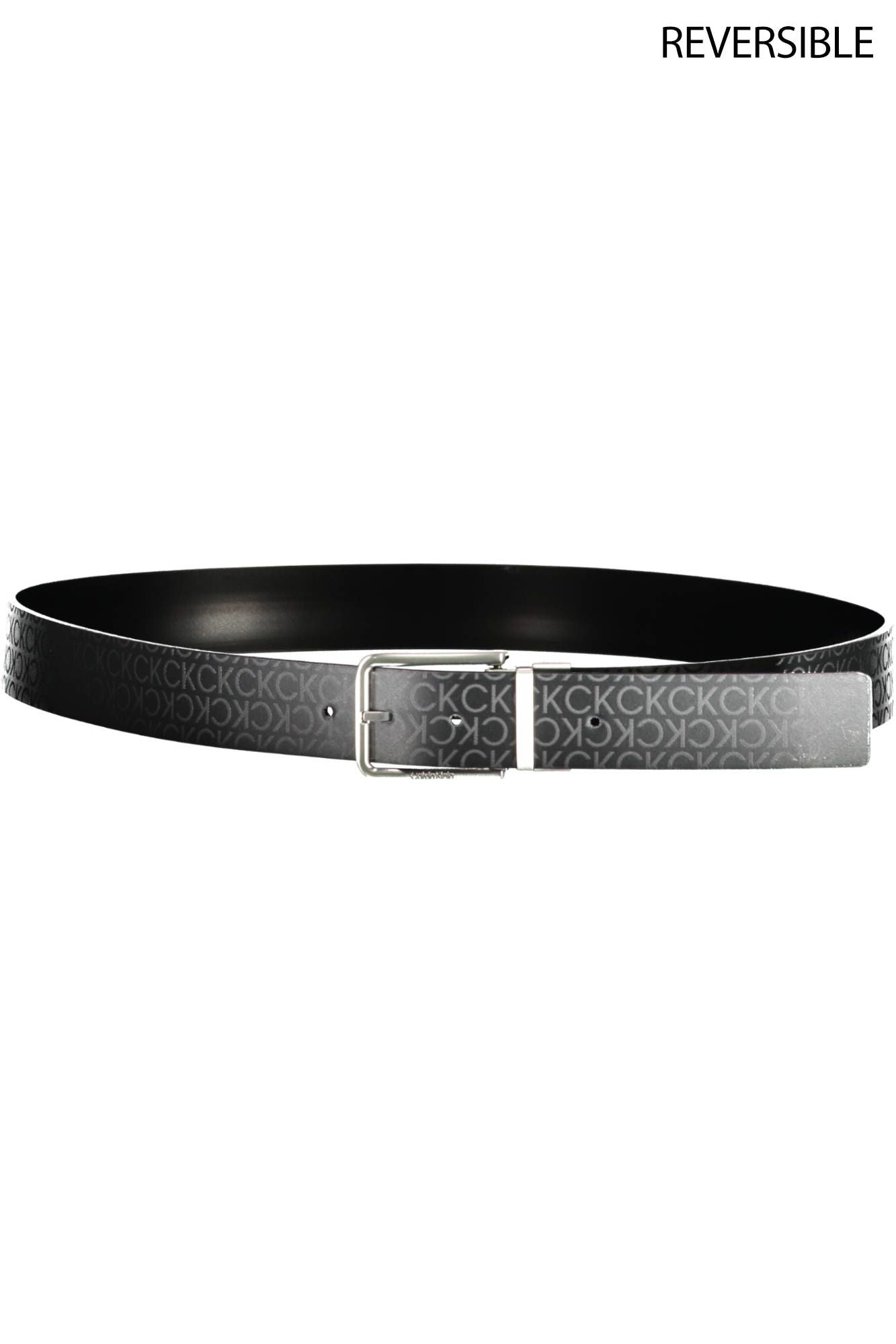 Black Polyester Men Belt