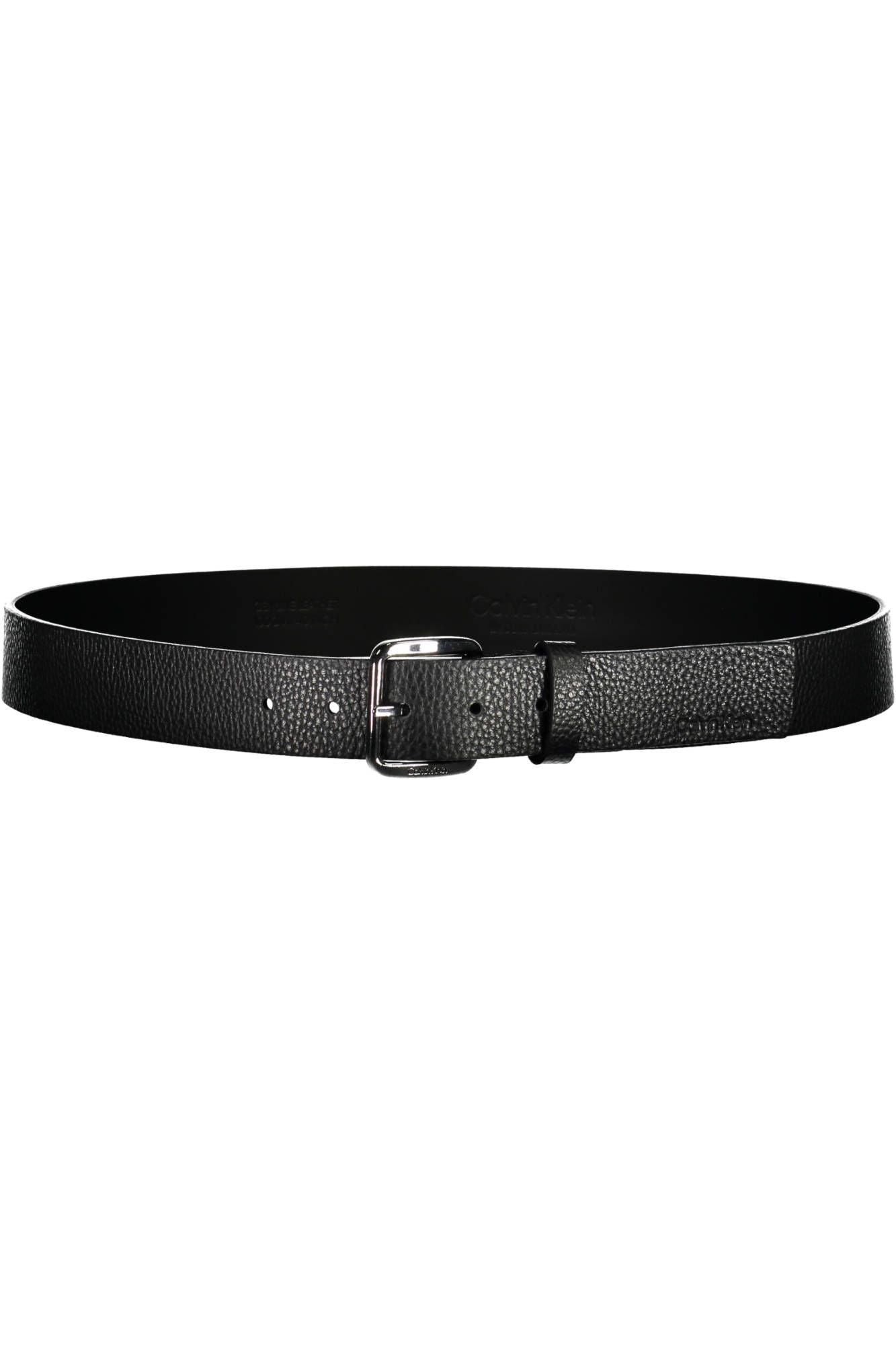 Black Leather Men Belt