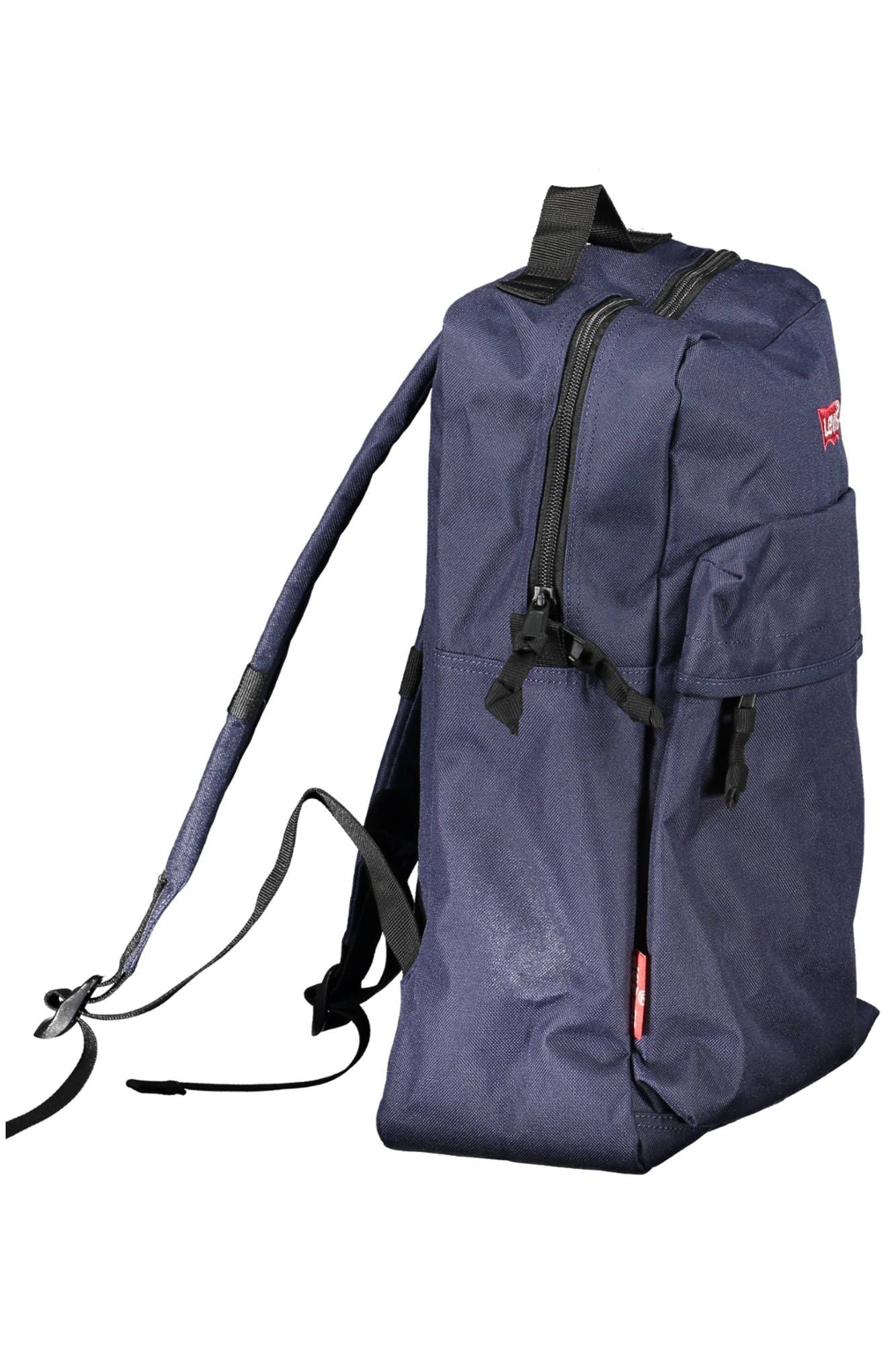 Blue Polyester Men Backpack