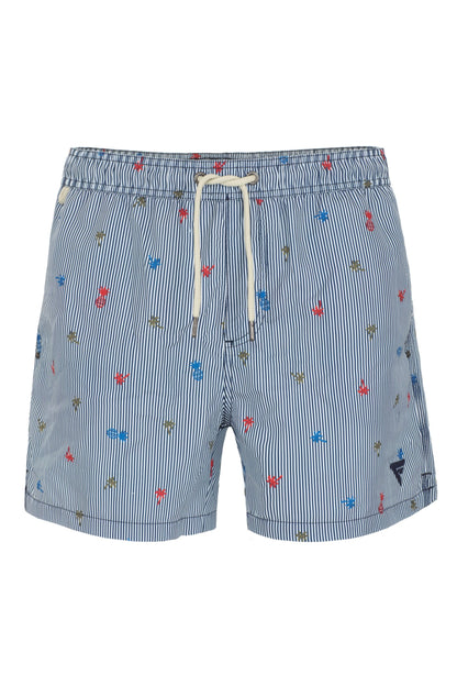 Beachside Elegance Light Blue Shorts