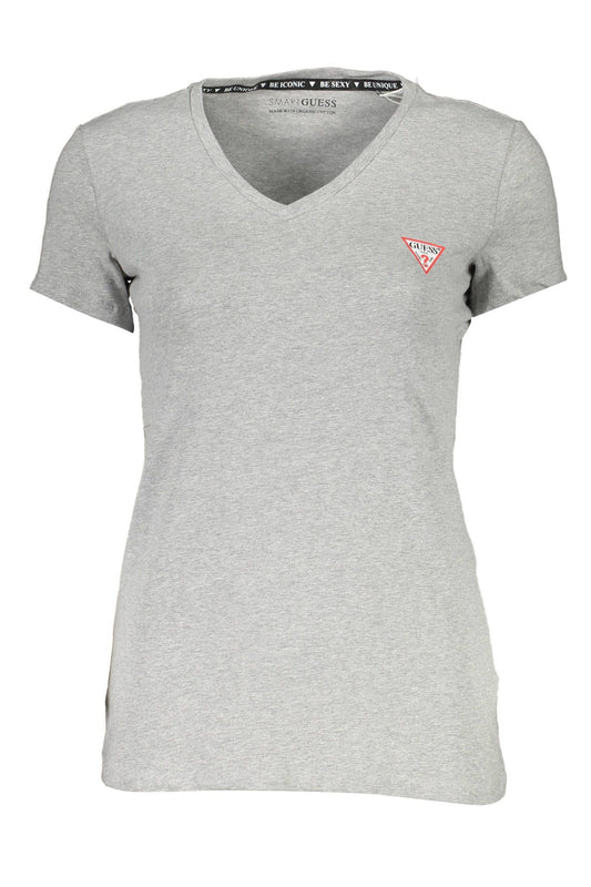 Eco-Conscious V-Neck Logo Tee