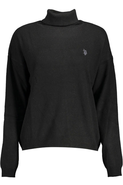 Black Wool Women Sweater