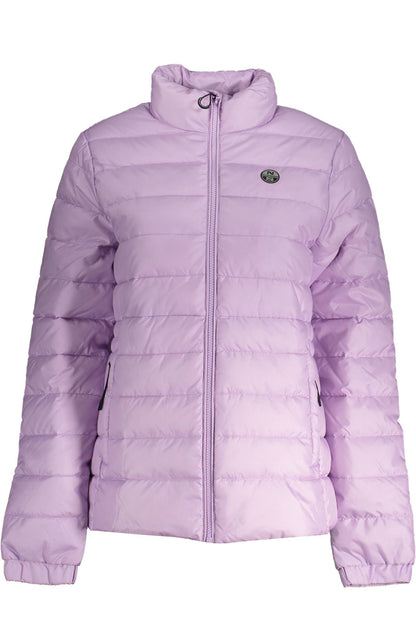 Pink Polyester Women Jacket