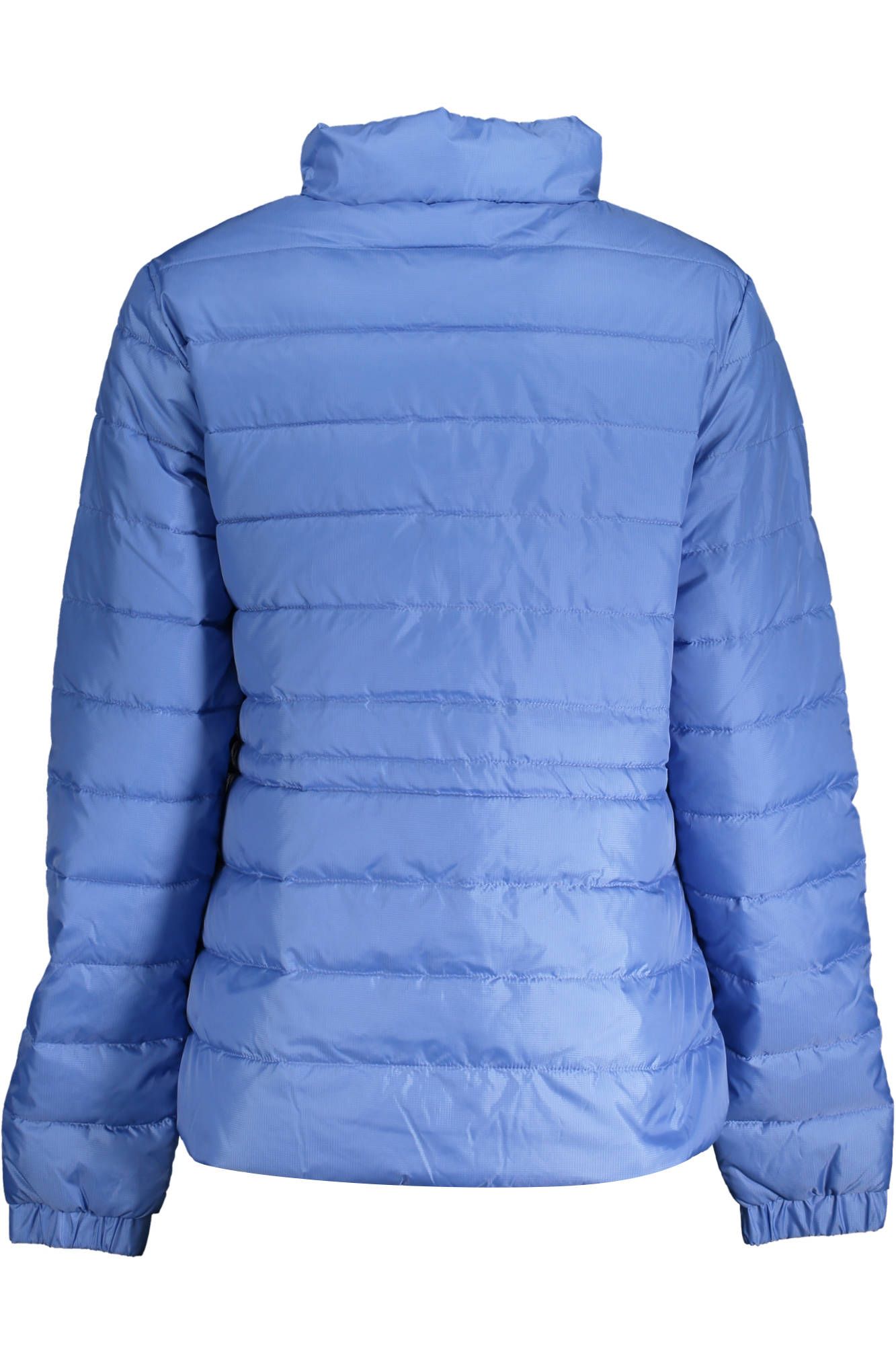 Light Blue Polyester Women Jacket