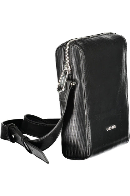 Elegant Black Shoulder Bag with Eco Edge