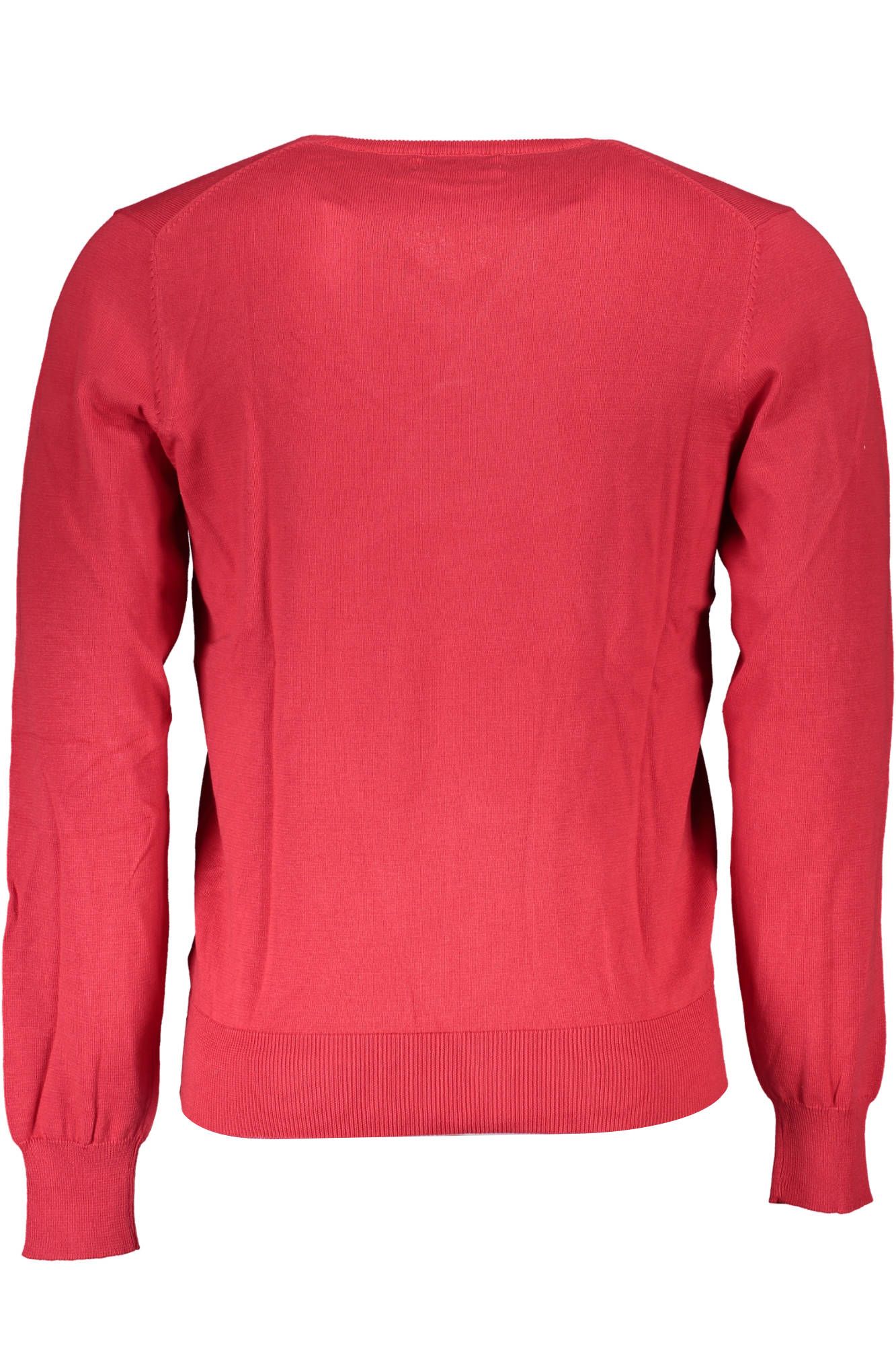 Red Cotton Men Sweater