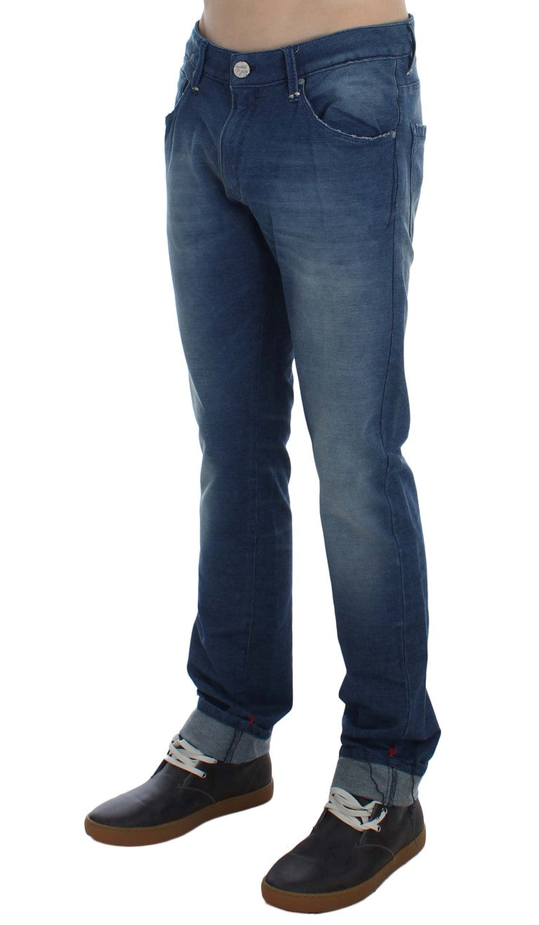 Slim Fit Blue Wash Italian Denim