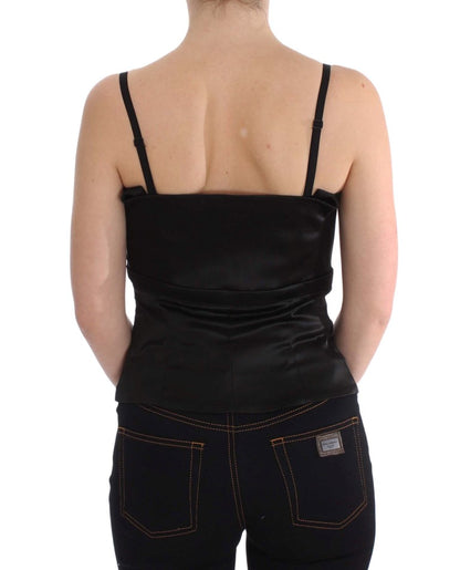 Elegant Black Evening Cami Top