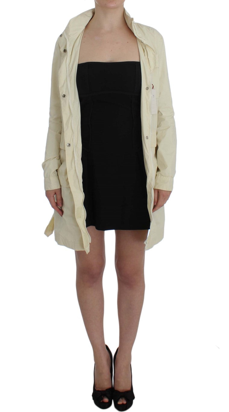 Chic Beige Trench Jacket Coat