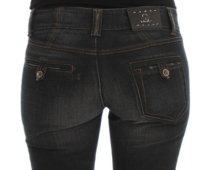 Chic Slim Fit Italian Cotton Jeans