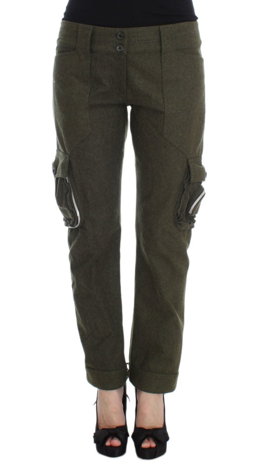 Chic Green Cargo Pants for Effortless Style