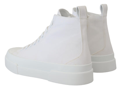 Elegant High Top Canvas Sneakers