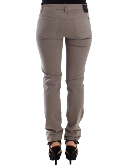 Chic Taupe Skinny Jeans for Elevated Style