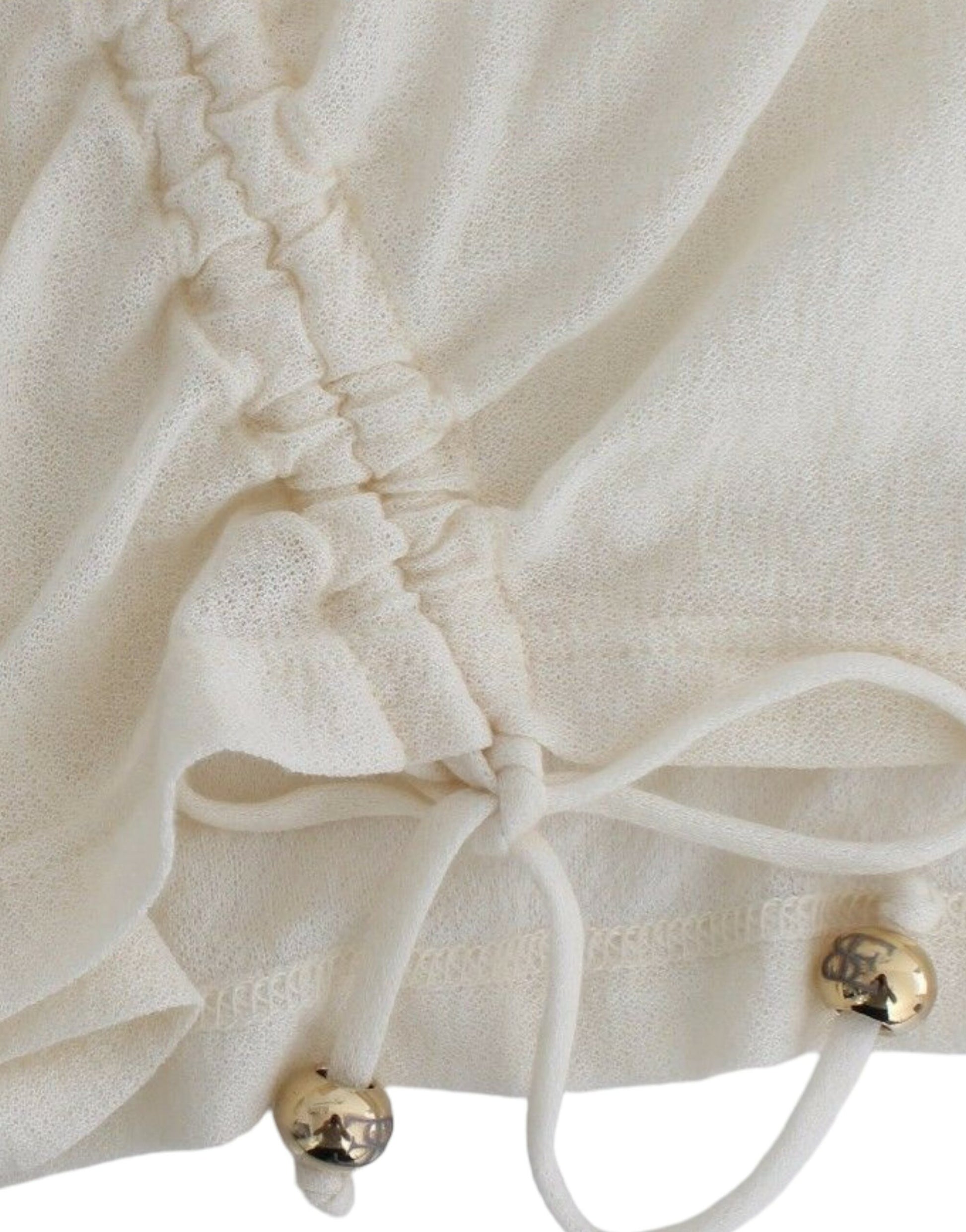 Elegant White Cotton Short Sleeve Blouse