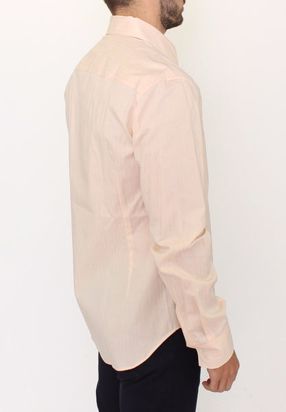 Sunset Hues Striped Cotton Shirt