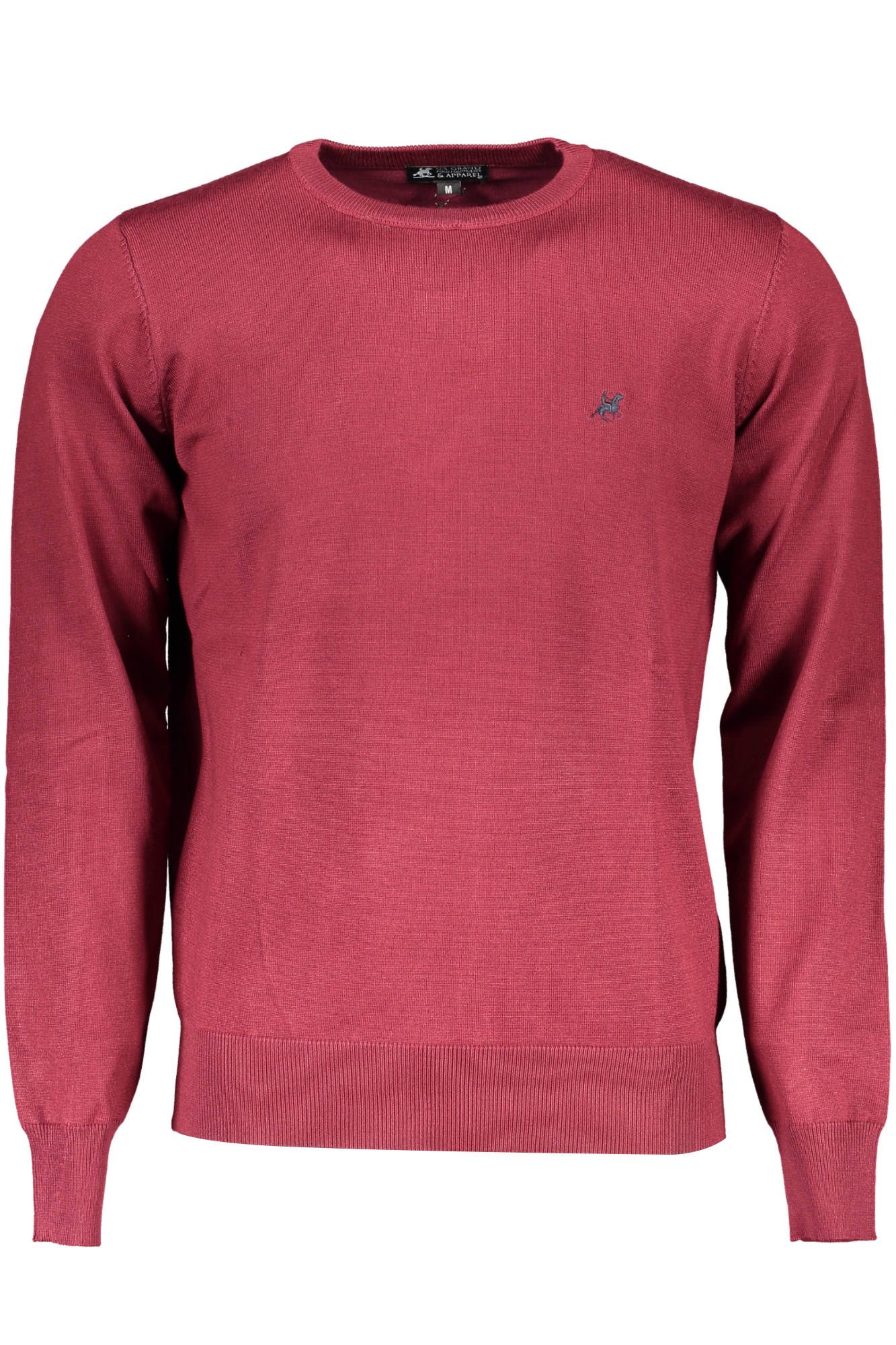 Red Viscose Men Sweater