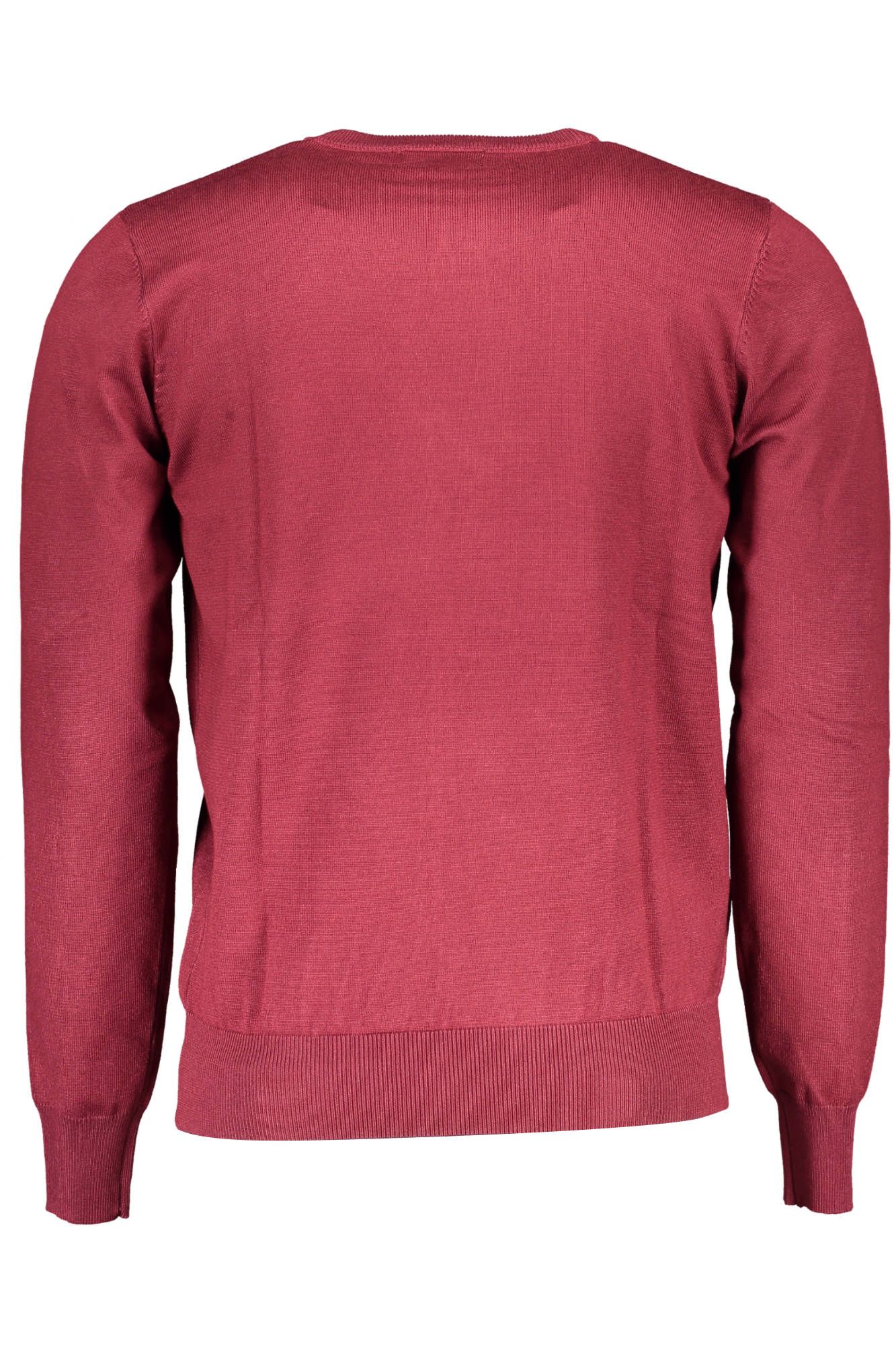 Red Viscose Men Sweater