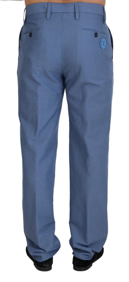 Elegant Regular Fit Dress Pants in Blue