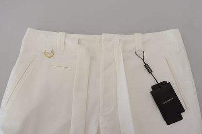 Elegant White Chino Shorts