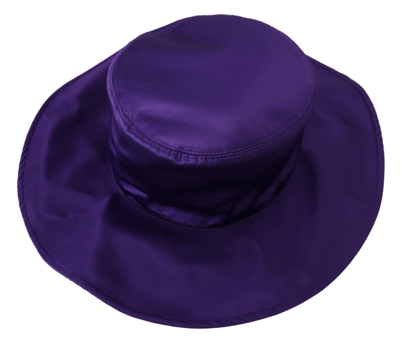 Elegant Purple Silk Top Hat