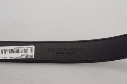 Elegant Blue Calf Leather Belt