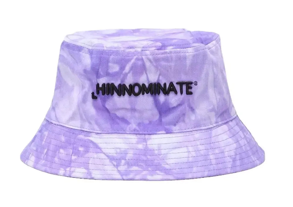 Elegant Purple Logo-Crested Cotton Hat