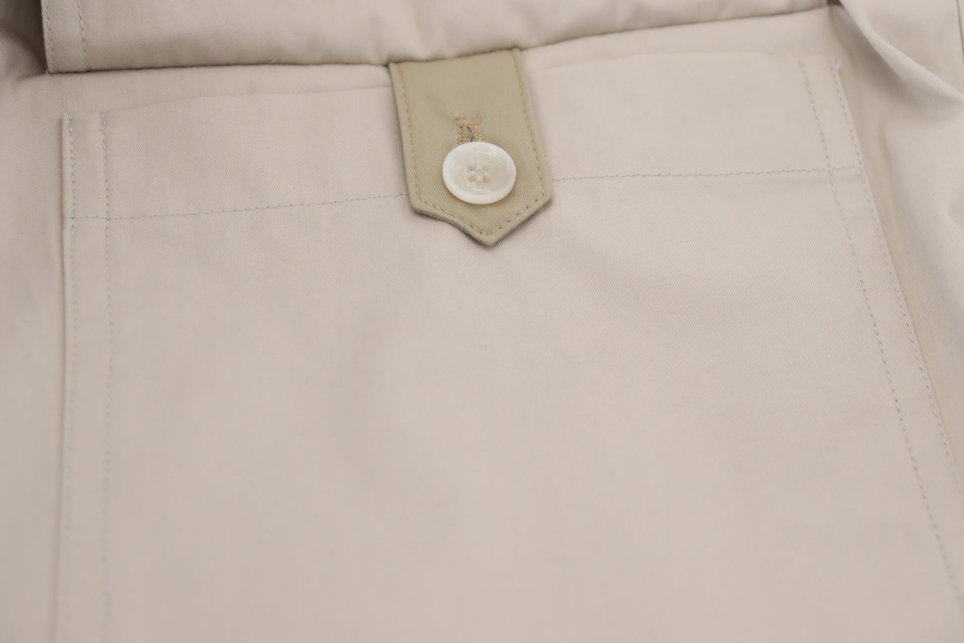 Elegant Beige Cotton Trousers