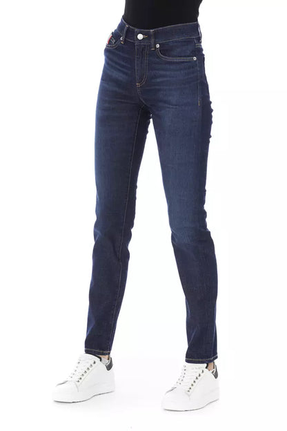 Blue Cotton Women's Jean