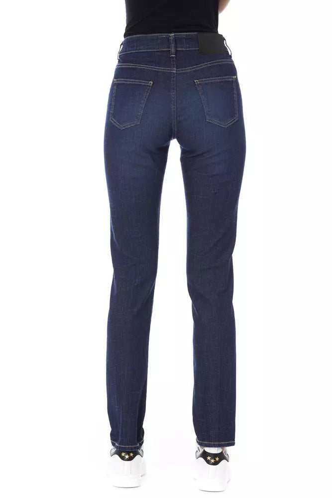 Blue Cotton Women's Jean