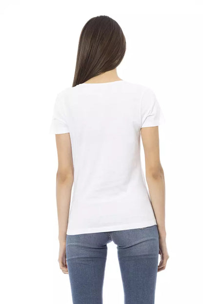 White Cotton Women's Top