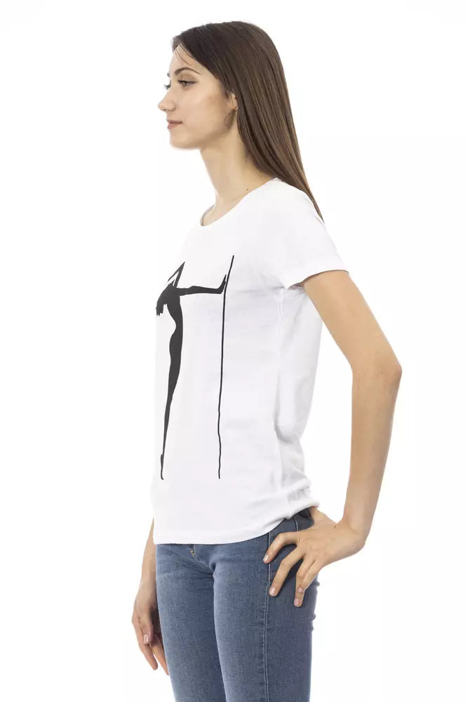 White Cotton Women Top