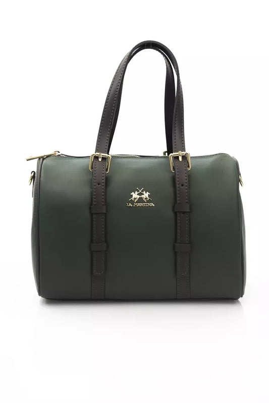 Green Calf Leather Men Messenger Bag