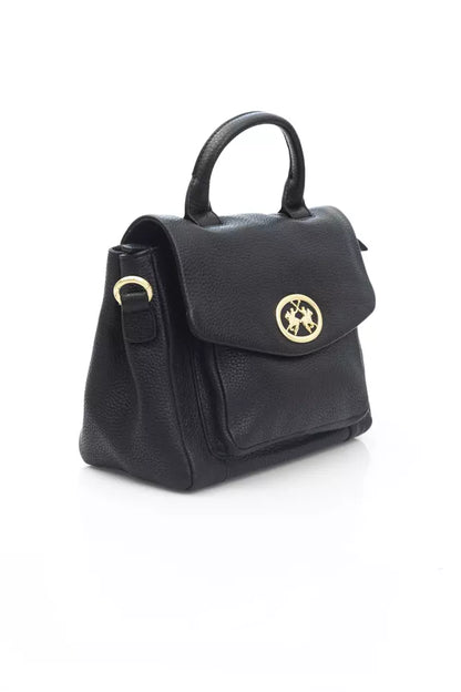 Black Leather Women Crossbody Bag