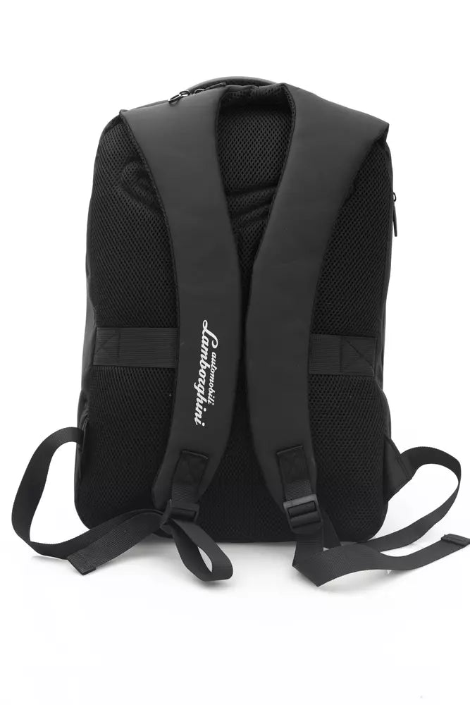 Gray Nylon Men Backpack